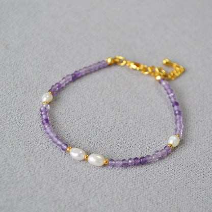 Delicate Artisan Pearl Bracelet