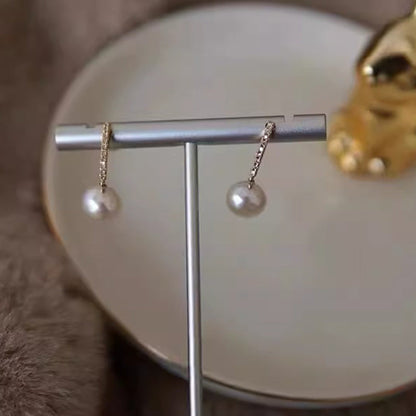 Delicate Artisan Pearl Earring