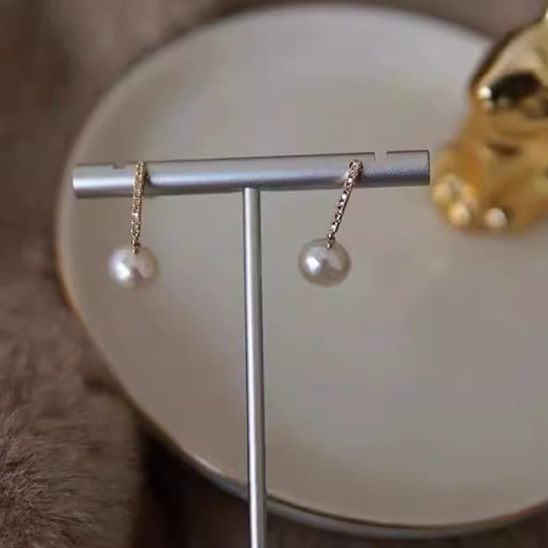 Delicate Artisan Pearl Earring