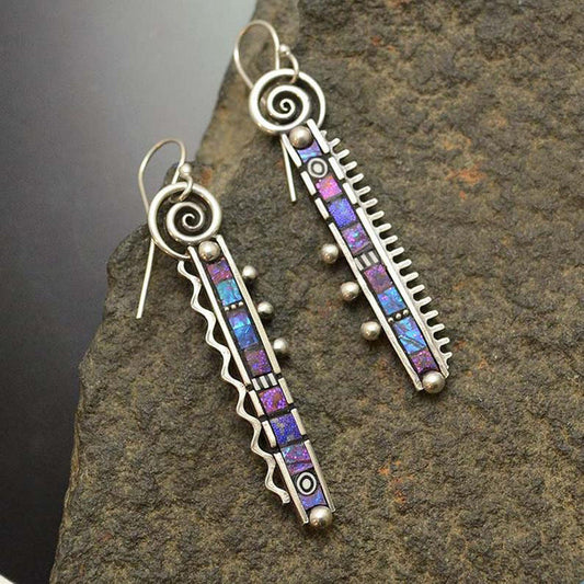 Vintage Handmade Silver Earring