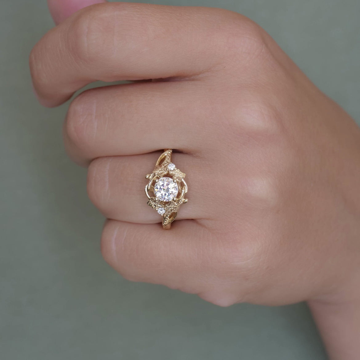 Vintage Handmade Gold Ring