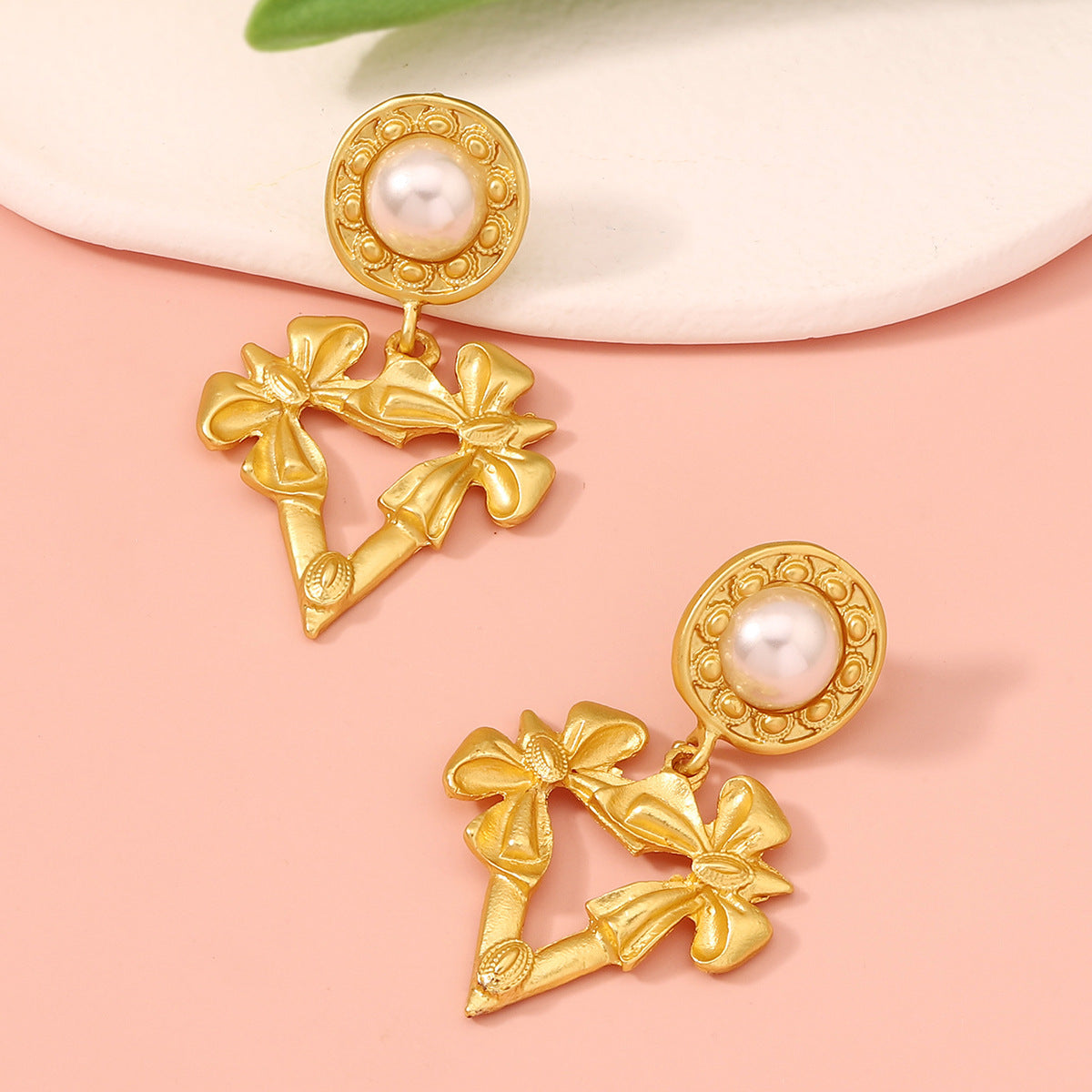 Delicate Artisan Pearl Earring
