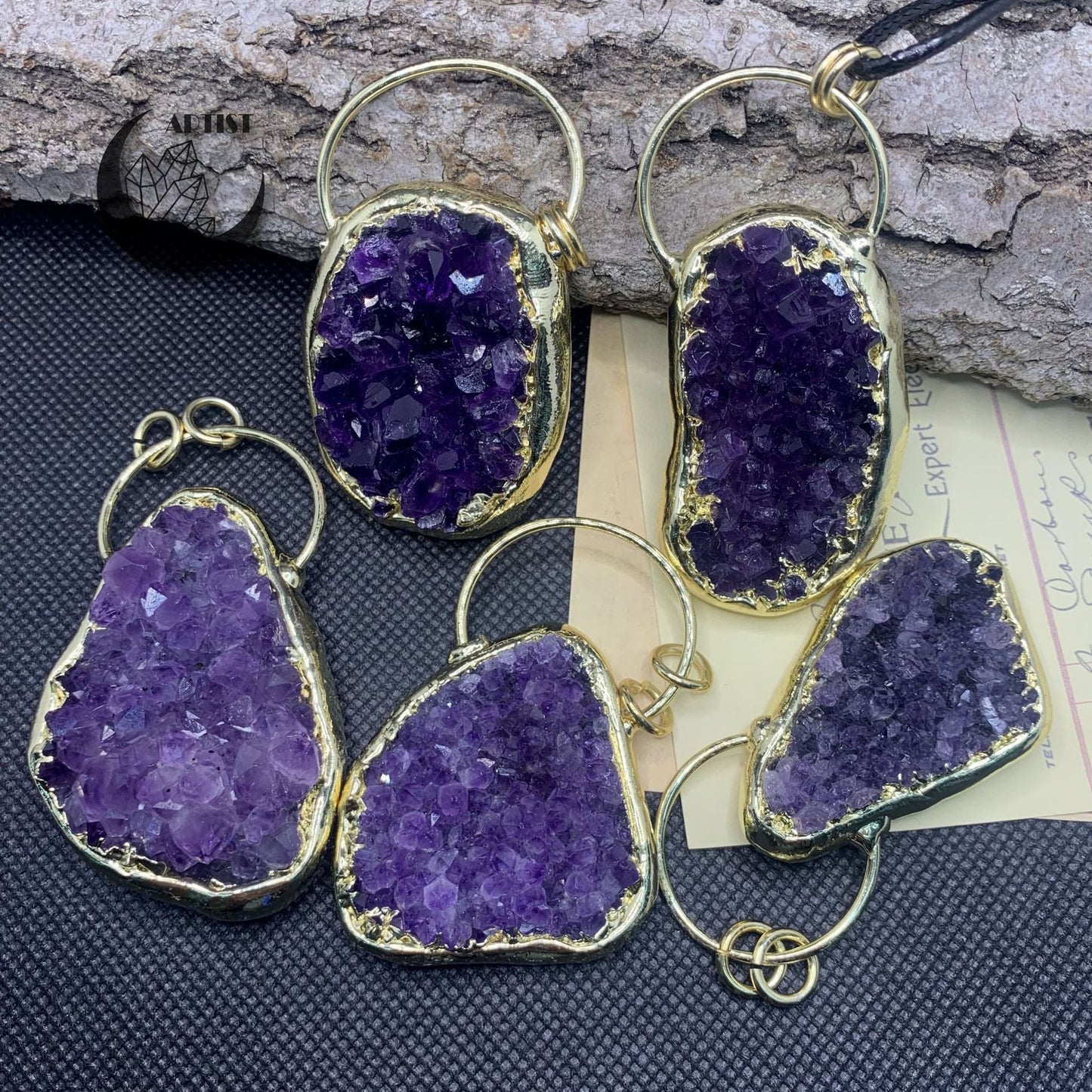 Vintage Handmade Gold Pendant