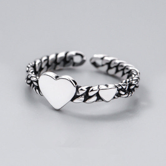 Delicate Artisan Silver Ring