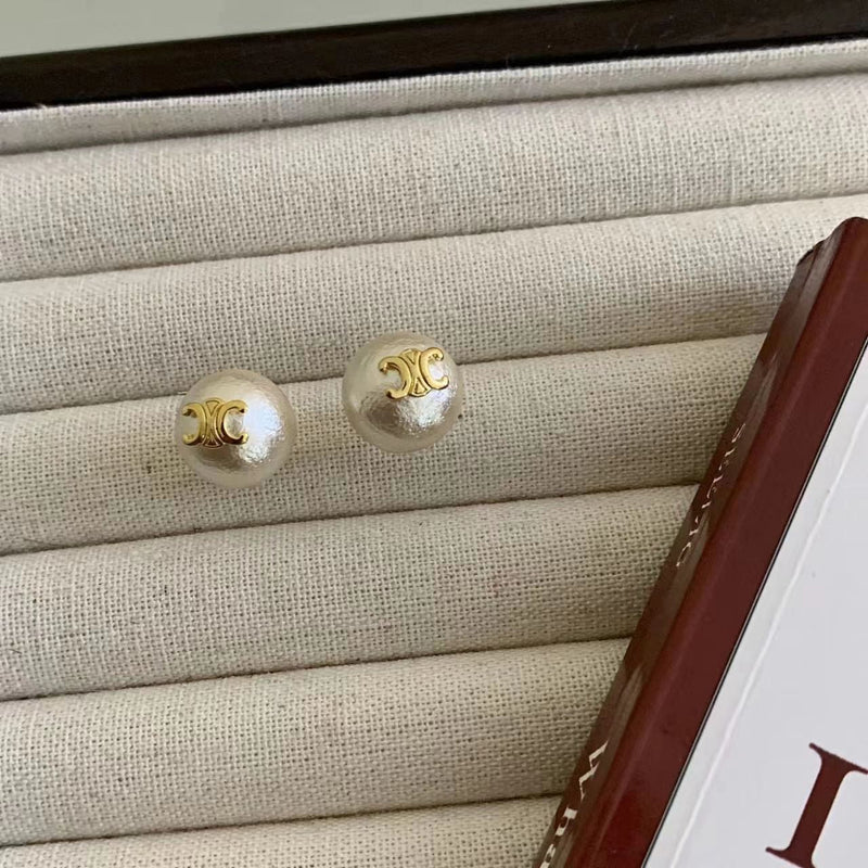 Delicate Artisan Pearl Earring