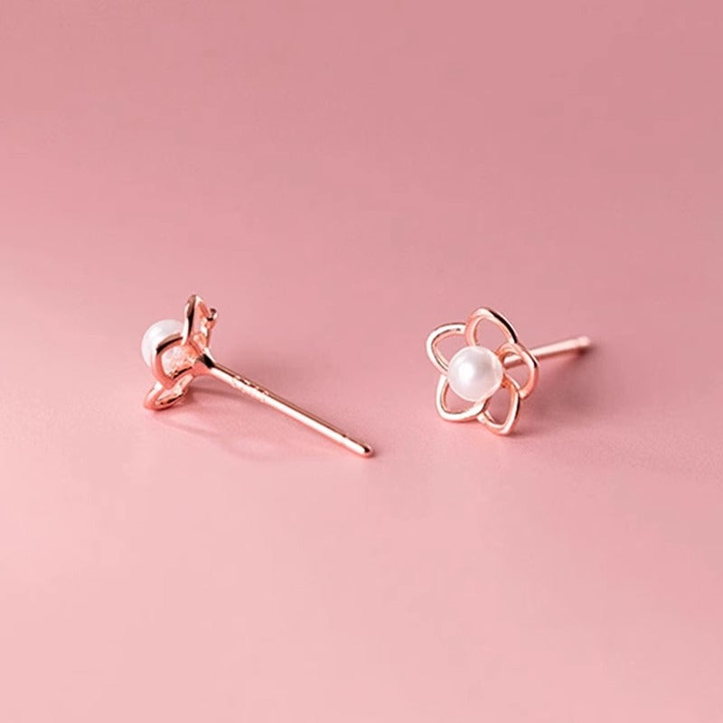 Delicate Artisan Pearl Earring