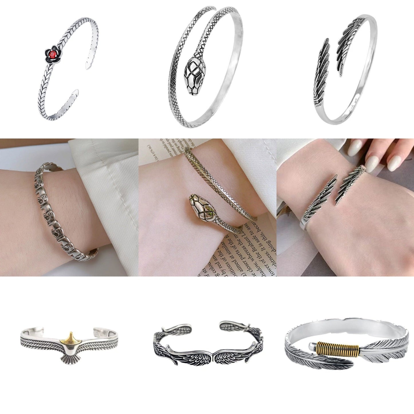 Beautiful Silver Bracelet with Unique Style