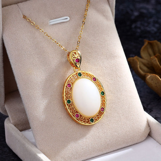 Vintage Handmade Gold Necklace