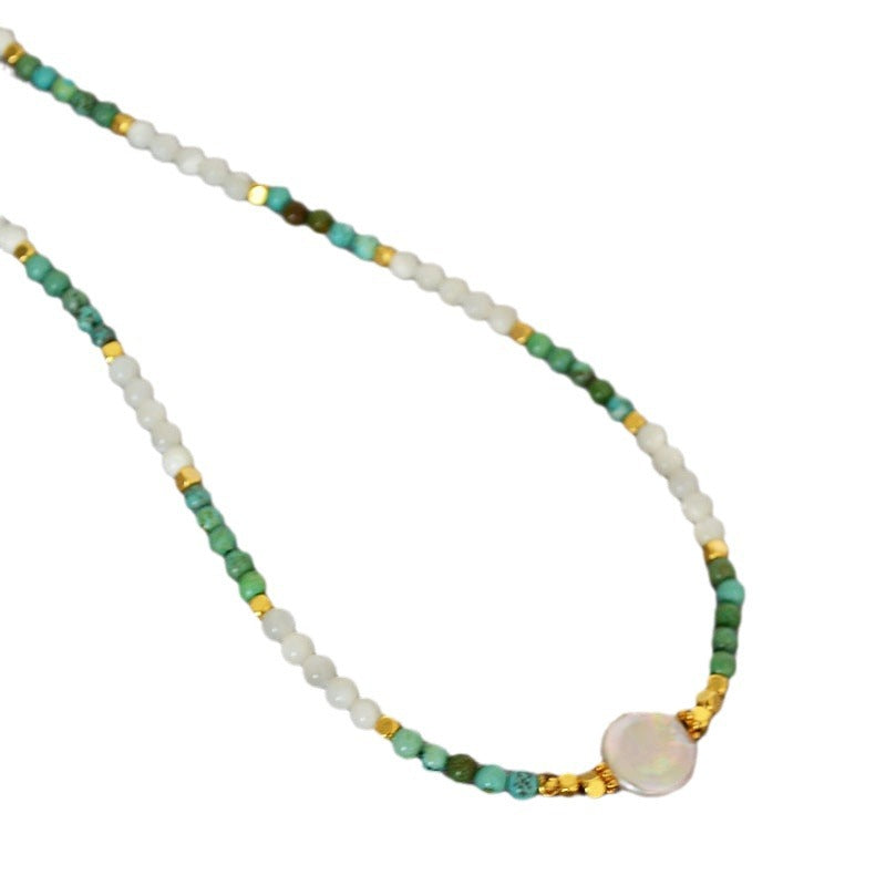 Delicate Artisan Pearl Necklace