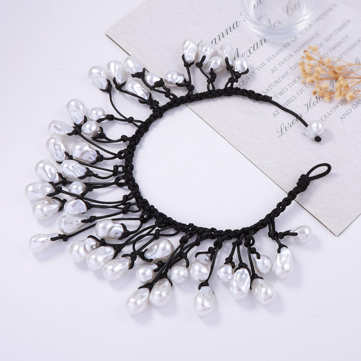 Vintage Handmade Pearl Necklace