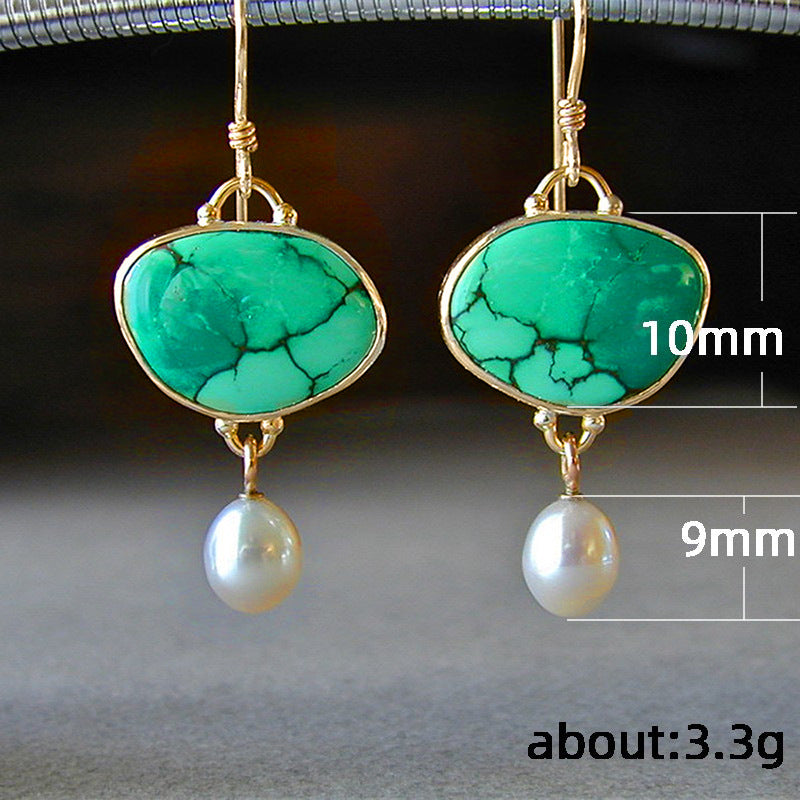 Delicate Artisan Pearl Earring