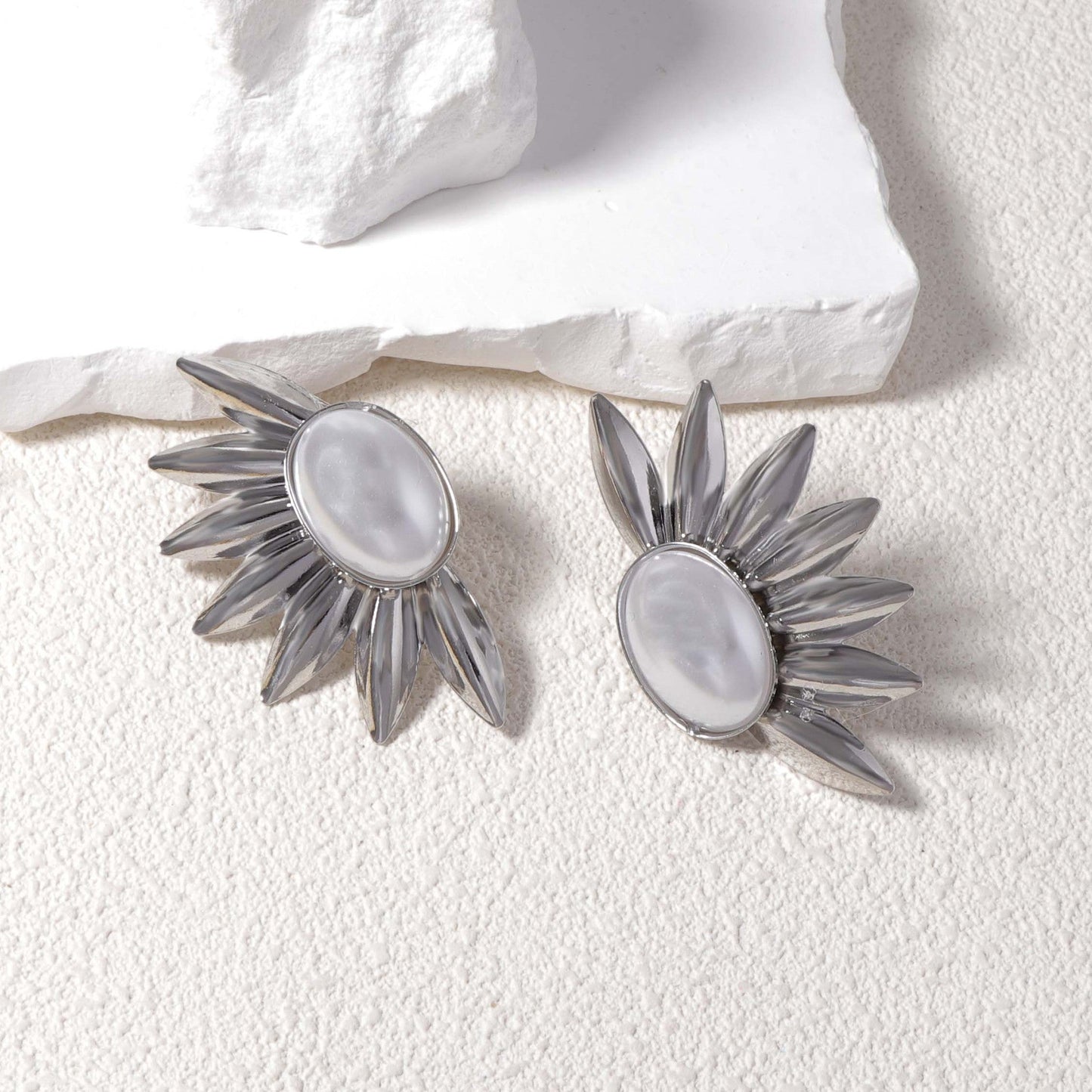 Delicate Artisan Pearl Earring