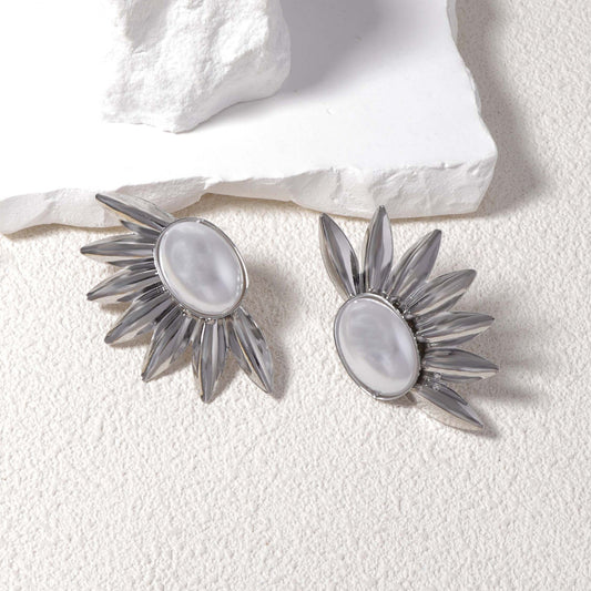 Delicate Artisan Pearl Earring