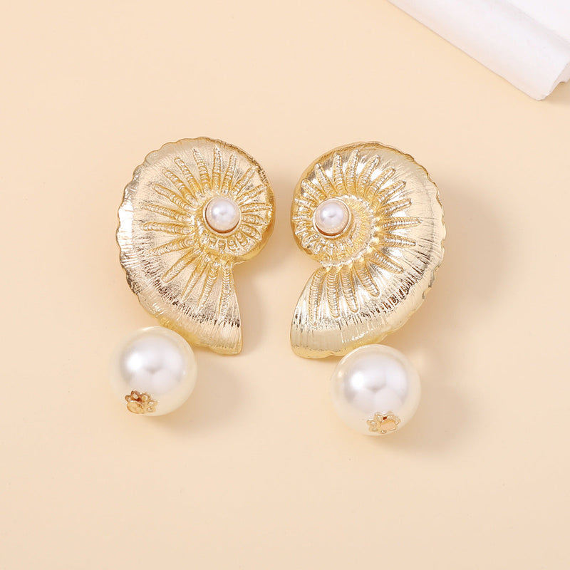 Delicate Artisan Pearl Earring