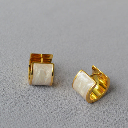 Vintage Handmade Gold Earring