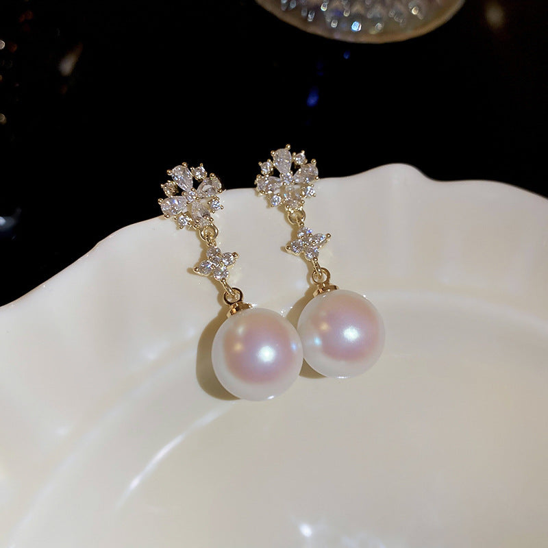 Delicate Artisan Pearl Earring