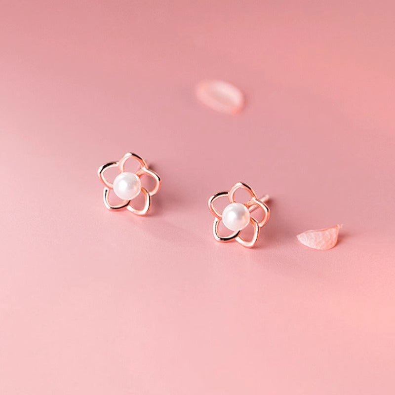Delicate Artisan Pearl Earring