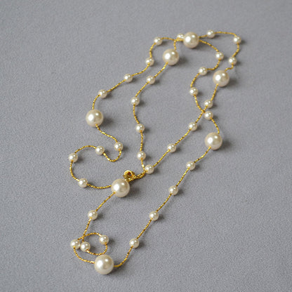 Vintage Handmade Pearl Necklace