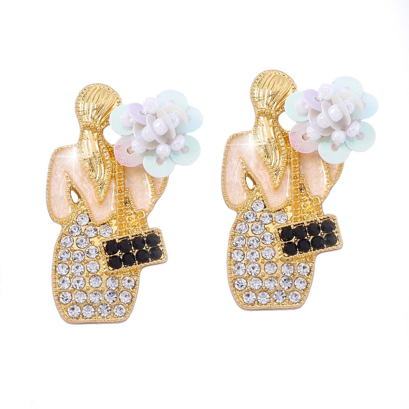 Delicate Artisan Pearl Earring
