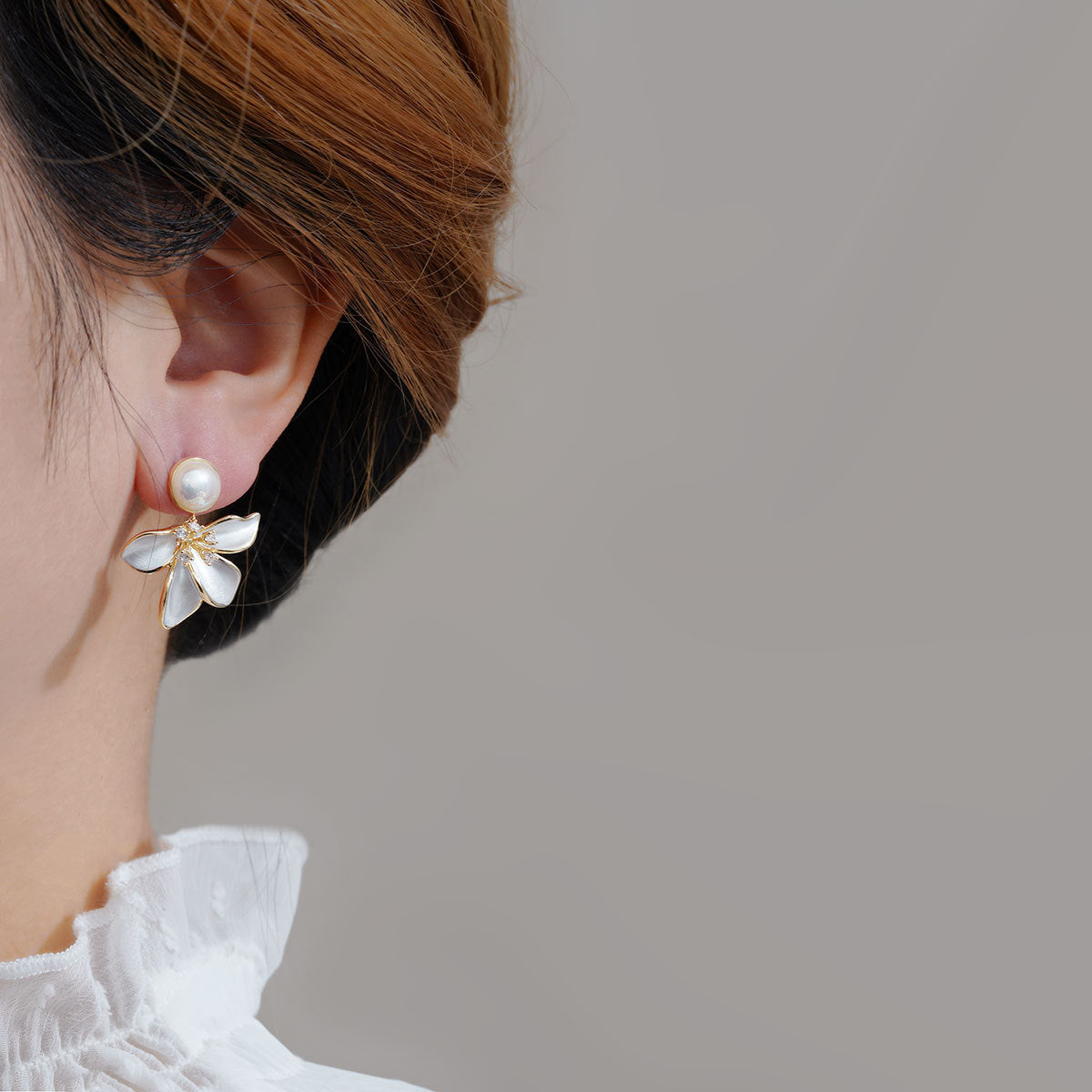 Vintage Handmade Pearl Earring