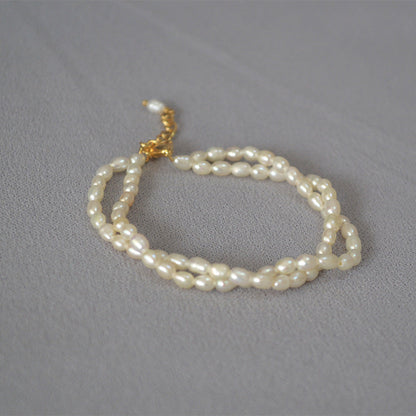 Delicate Artisan Pearl Necklace