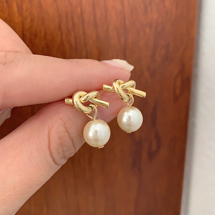Delicate Artisan Pearl Earring