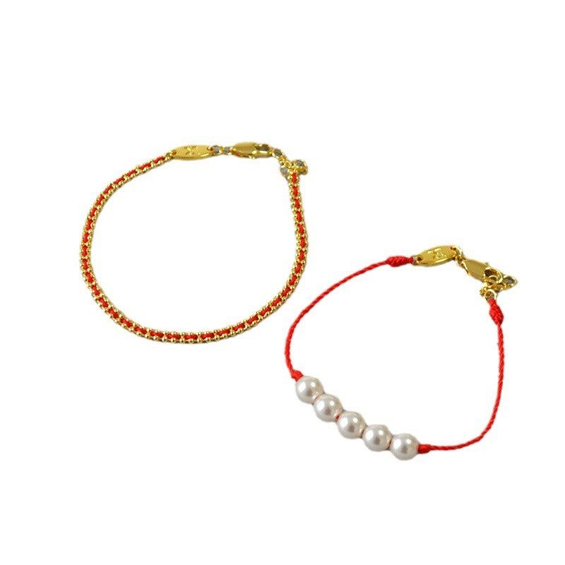 Vintage Handmade Pearl Bracelet