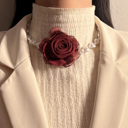 Delicate Artisan Pearl Necklace