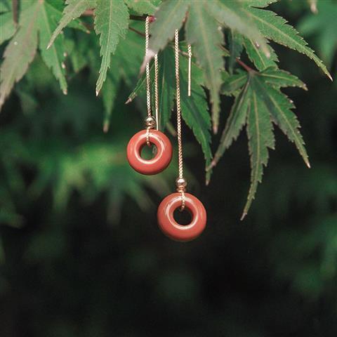 Delicate Artisan Gold Earring