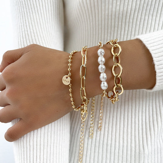 Delicate Artisan Pearl Bracelet