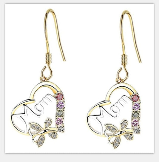 Delicate Artisan Gold Earring
