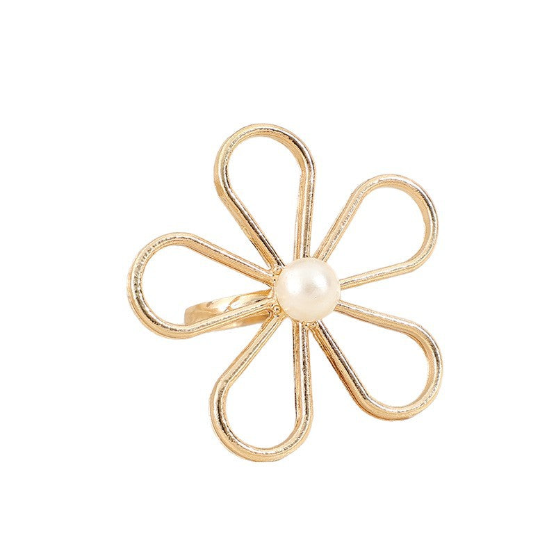 Romantic Pearl Ring for Special Moments
