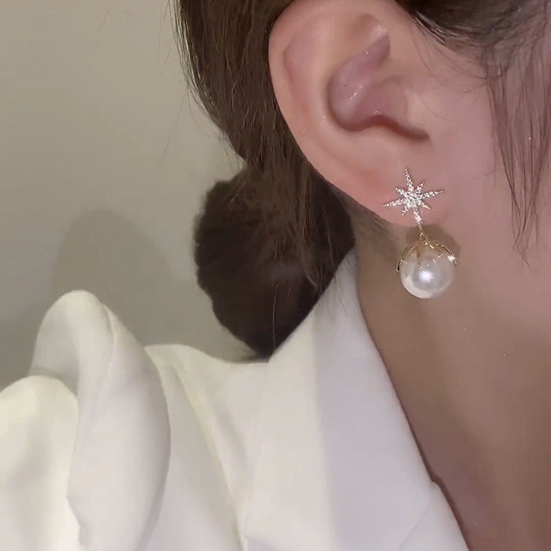 Delicate Artisan Pearl Earring