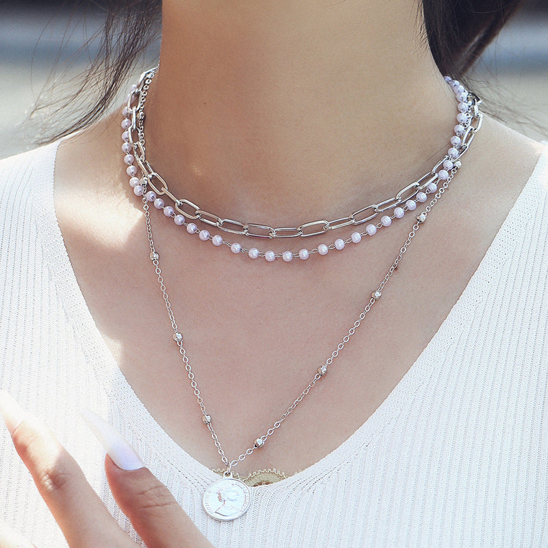 Delicate Artisan Pearl Necklace