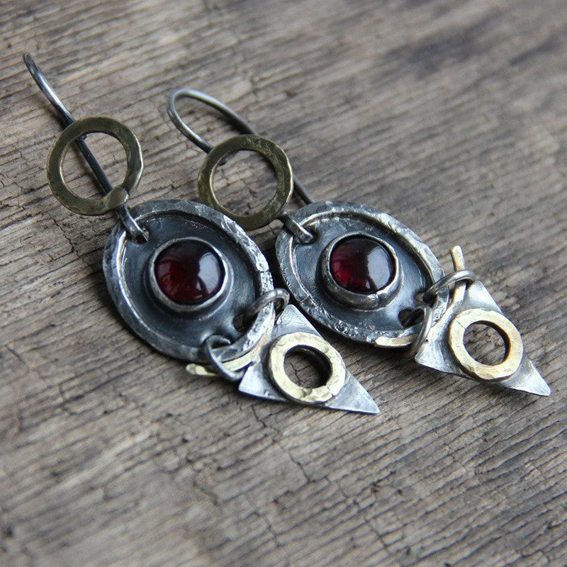 Vintage Handmade Silver Earring