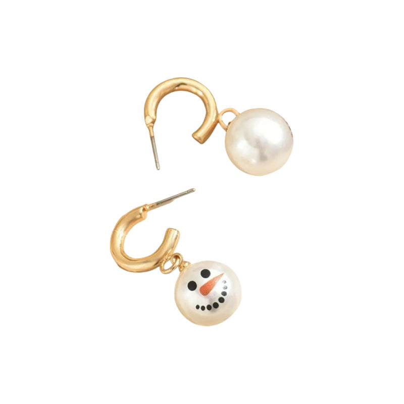 Delicate Artisan Pearl Earring