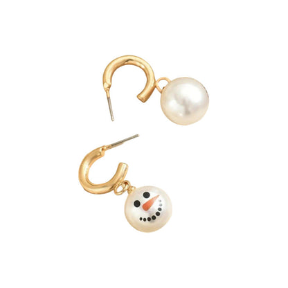Delicate Artisan Pearl Earring