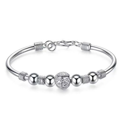 Romantic Silver Bracelet for Special Moments