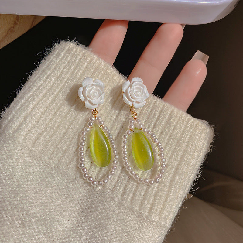 Delicate Artisan Pearl Earring