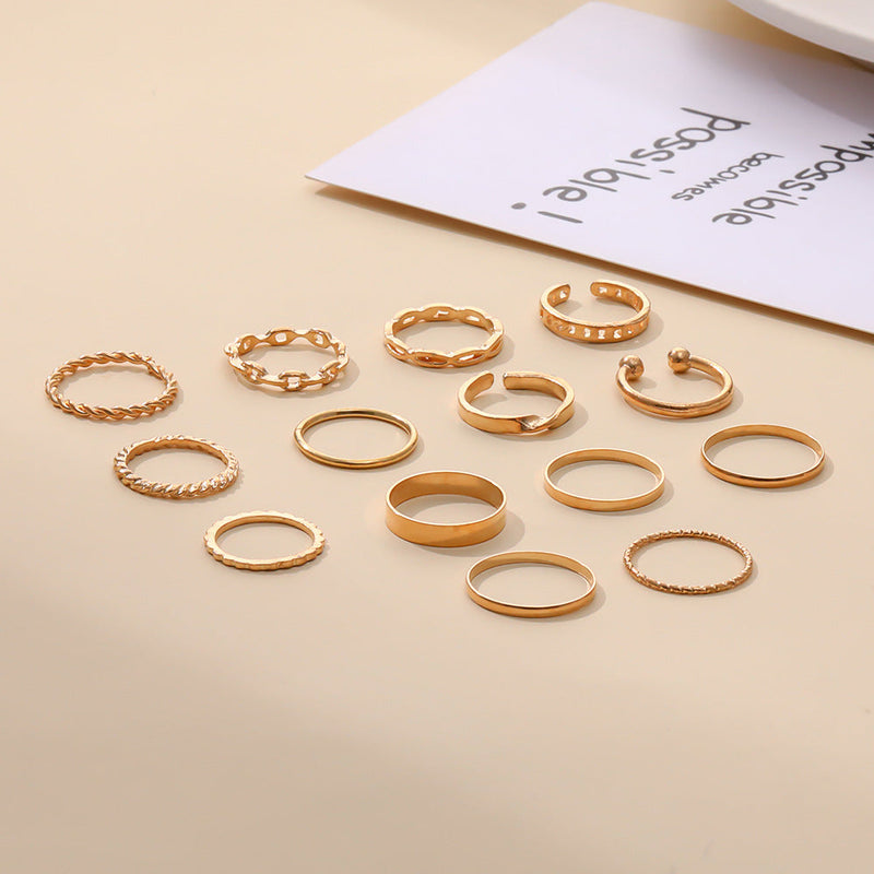 Beautiful Gold Set with Unique Style