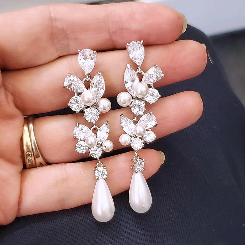 Delicate Artisan Pearl Earring