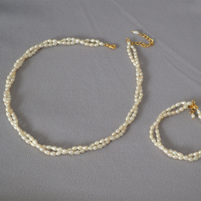Delicate Artisan Pearl Necklace
