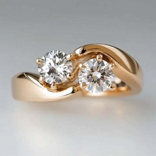 Romantic Gold Ring for Special Moments