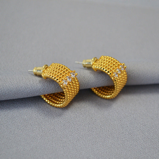 Vintage Handmade Silver Earring