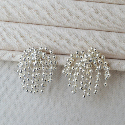 Romantic Silver Earring for Special Moments