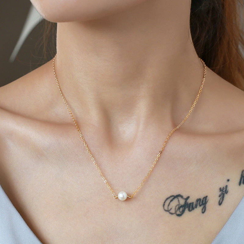 Vintage Handmade Pearl Necklace