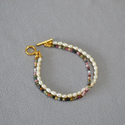 Delicate Artisan Pearl Bracelet