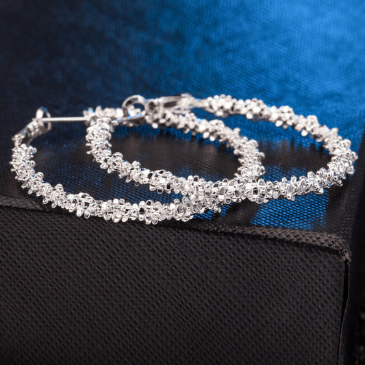 Classic Silver Earring with Timeless Appeal