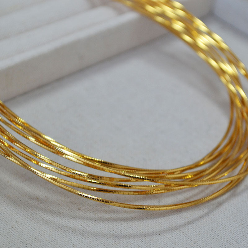 Delicate Artisan Gold Necklace