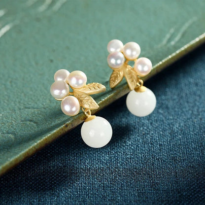 Delicate Artisan Gold Earring